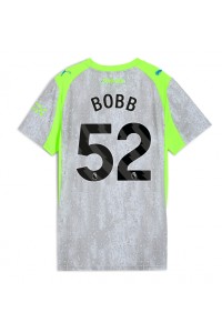 Manchester City Oscar Bobb #52 Jalkapallovaatteet Naisten Kolmaspaita 2025-26 Lyhythihainen